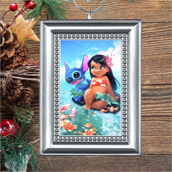 Disney Lilo And Stitch Christmas‎ Tree Ornament - Picture 1 of 2